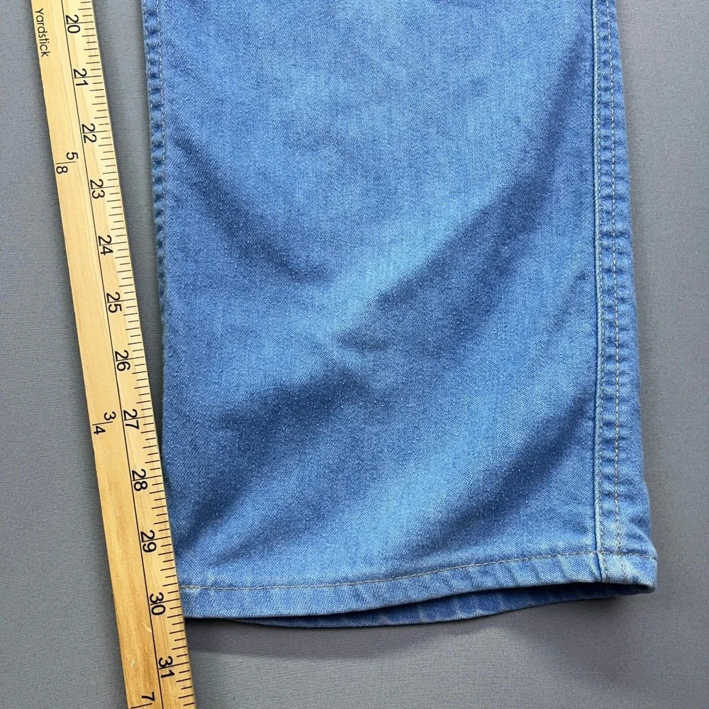 Vintage Levi's Action Jeans Light Wash Denim Straight Leg Men Sz 36 Fits 34